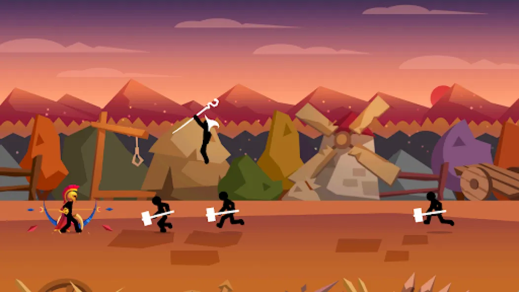 Stick Fight: Shadow Archer (Стк Файт) [МОД Меню] APK Android Screenshot 1