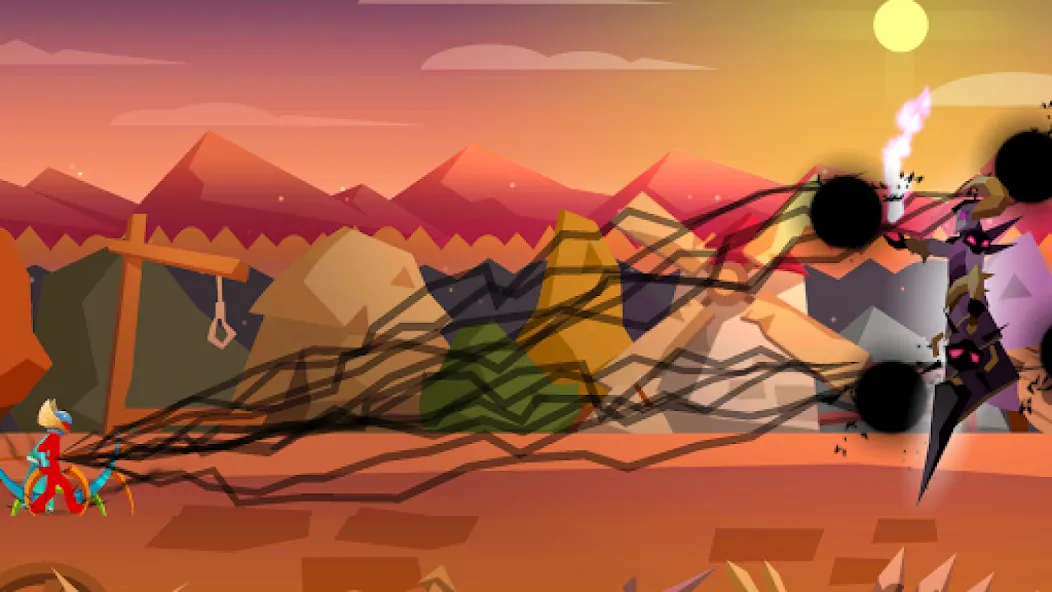 Stick Fight: Shadow Archer (Стк Файт) [МОД Меню] APK Android Screenshot 3