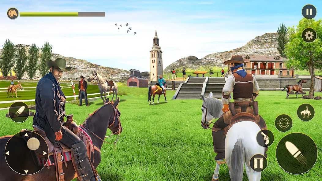Horse Riding Rivals Horse Race (ХорсРайдинг Ривалс Лошадиные скачки) [МОД Premium] APK Android Screenshot 1