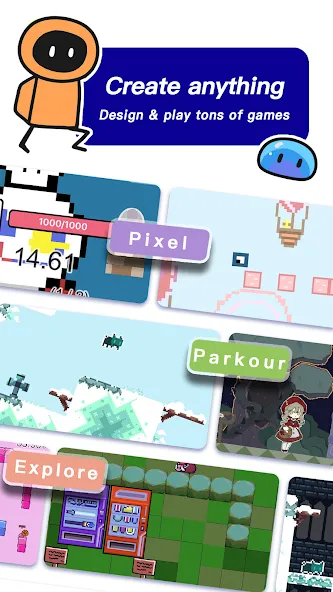 Julian's Editor: Create & Play [МОД Бесконечные монеты] APK Android Screenshot 1