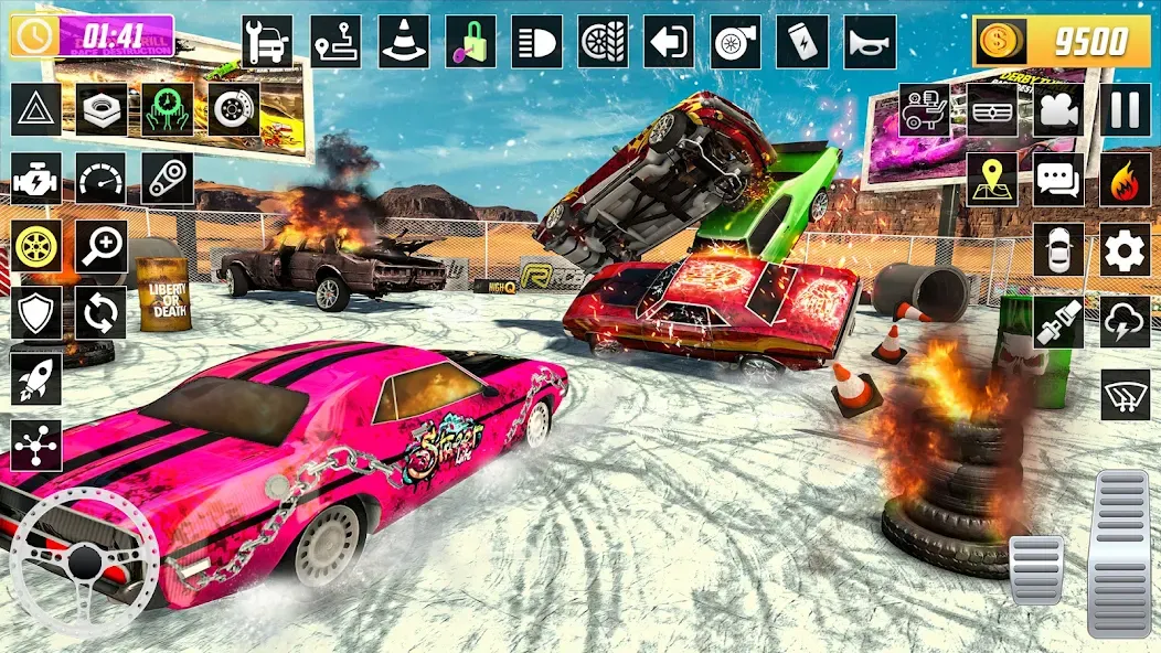 X Demolition Derby : Car Games [МОД Mega Pack] APK Android Screenshot 4