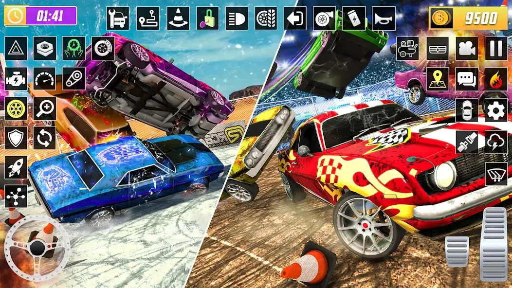 X Demolition Derby : Car Games [МОД Mega Pack] APK Android Screenshot 5