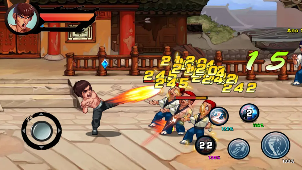 Kung Fu Attack: Final Fight (Кунгфу Атака) [МОД Все открыто] APK Android Screenshot 5