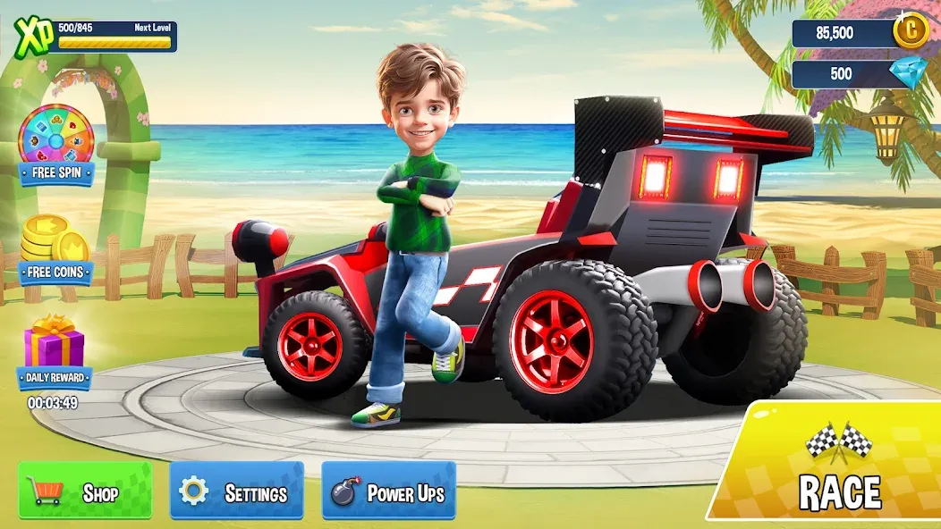 Mini Car Racing Game Legends [МОД Premium] APK Android Screenshot 4