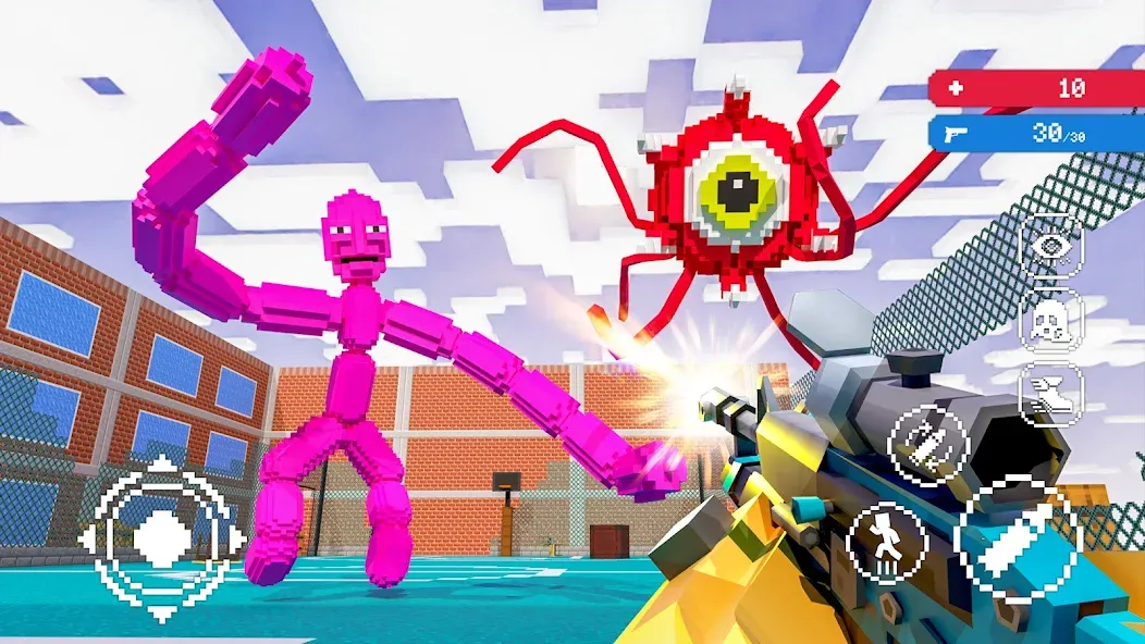 Craft Shooter FPS Battles (Крафт Шутер  Битвы) [МОД Mega Pack] APK Android Screenshot 2