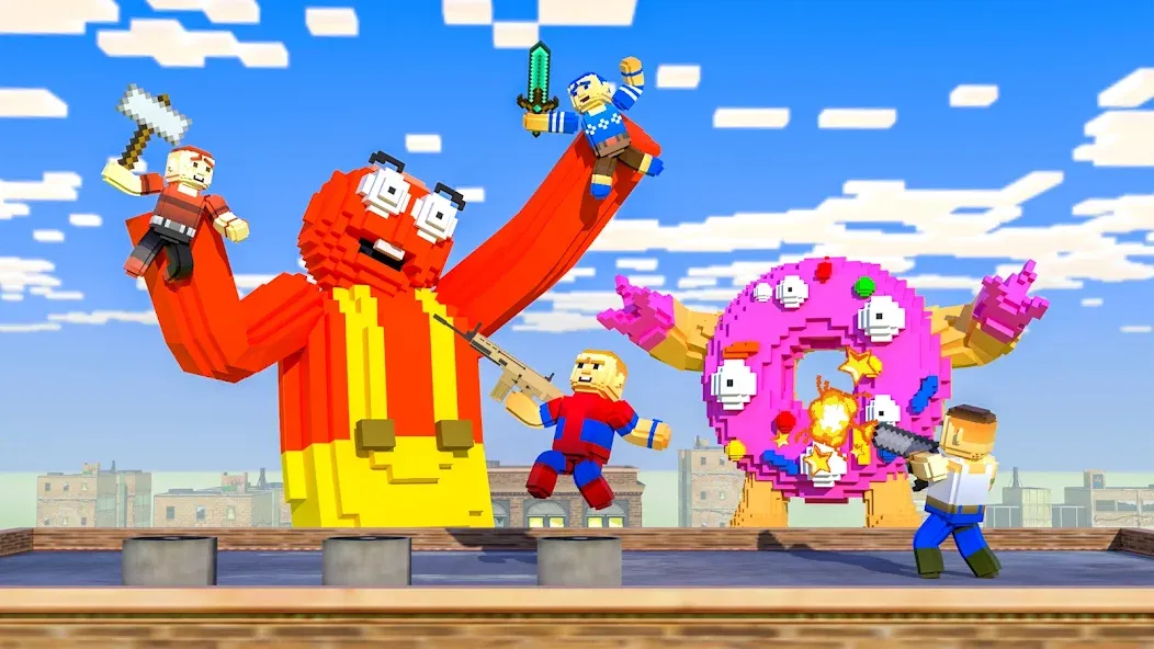 Craft Shooter FPS Battles (Крафт Шутер  Битвы) [МОД Mega Pack] APK Android Screenshot 3