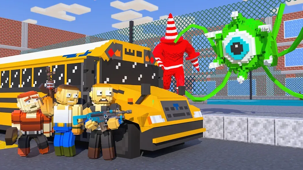 Craft Shooter FPS Battles (Крафт Шутер  Битвы) [МОД Mega Pack] APK Android Screenshot 4