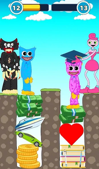 Hugy's Funny Animated Story [МОД Меню] APK Android Screenshot 4