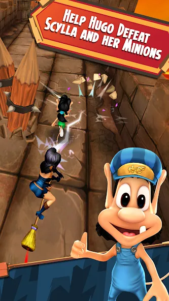 Hugo Troll Race 2: Rail Rush (Хуго Тролл Гонка 2) [МОД Много денег] APK Android Screenshot 3