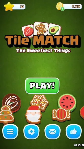 Tile Match Sweet -Triple Match [МОД Premium] APK Android Screenshot 4