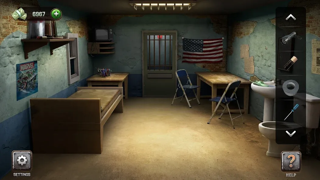 100 Doors - Escape from Prison (сто) [МОД Много денег] APK Android Screenshot 2