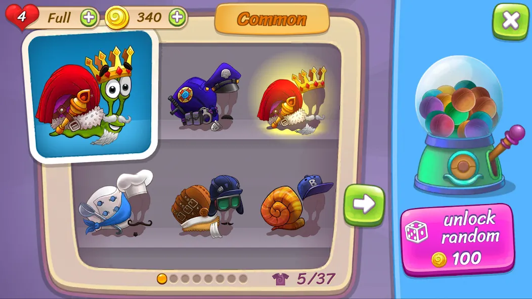 Snail Bob 3 [МОД Много денег] APK Android Screenshot 3