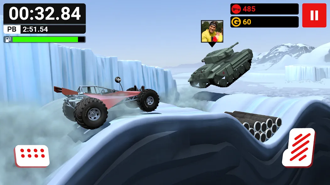 MMX Hill Dash (ММХ Хилл Клайм) [МОД Бесконечные монеты] APK Android Screenshot 2