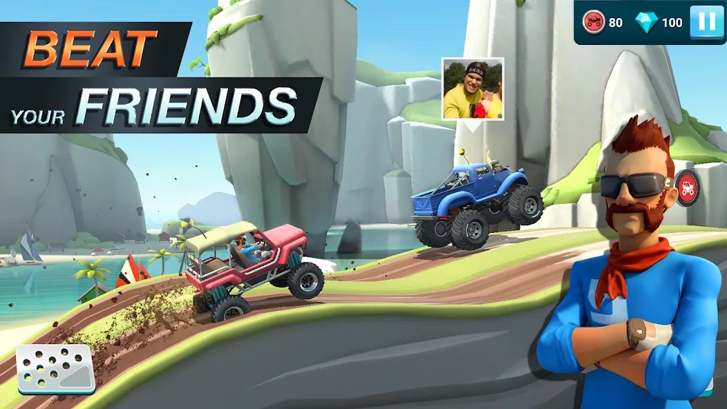 MMX Hill Dash 2 – Offroad Truc (ММХ Хилл Даш 2) [МОД Unlocked] APK Android Screenshot 4