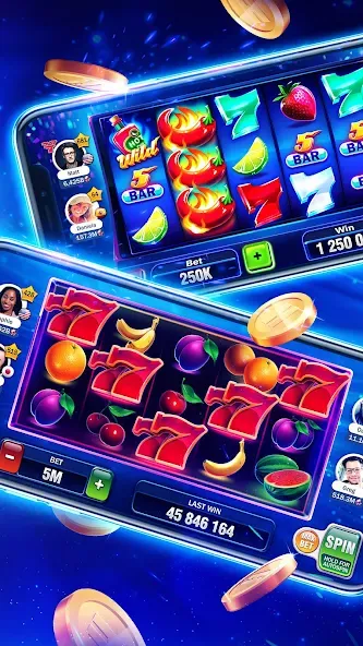 Huuuge Casino Slots Vegas 777 (Хьюдж Казино Слотс Вегас 777) [МОД Меню] APK Android Screenshot 4