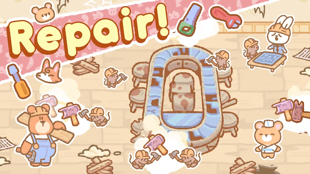 Kuma Sushi Bar [МОД Unlocked] APK Android Screenshot 4