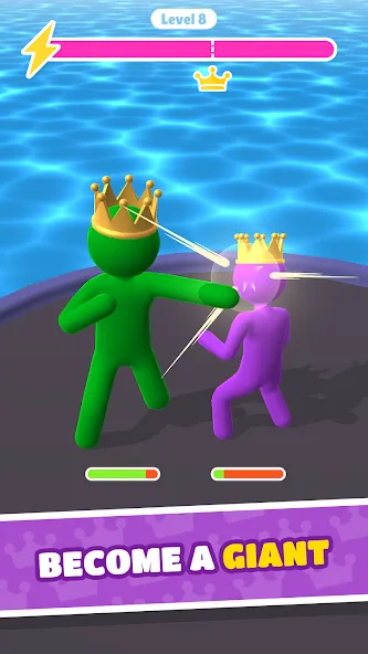 Giant Rush! - Fighting Games [МОД Много денег] APK Android Screenshot 3