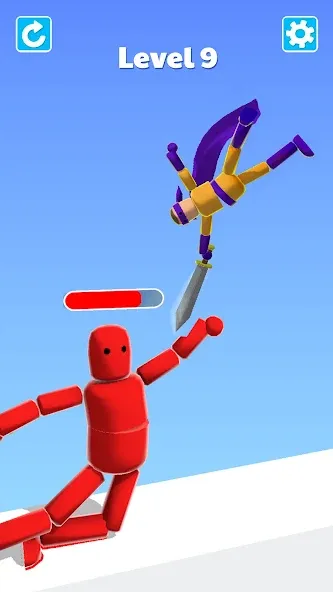 Ragdoll ninja: Imposter hero (Рагдолл Ниндзя) [МОД Unlocked] APK Android Screenshot 1