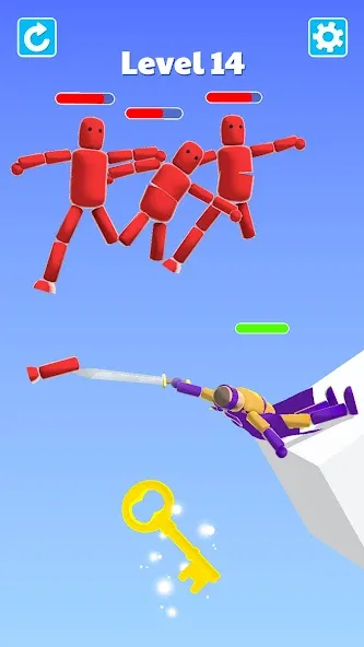 Ragdoll ninja: Imposter hero (Рагдолл Ниндзя) [МОД Unlocked] APK Android Screenshot 3