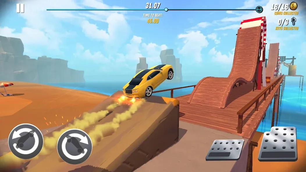 Stunt Car Extreme (Стант Кар Экстрим) [МОД Premium] APK Android Screenshot 1