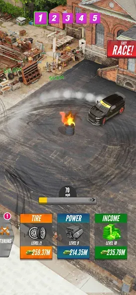 Drift 2 Drag (Дрифт 2 Дрэг) [МОД Unlocked] APK Android Screenshot 4