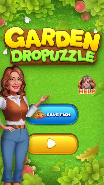 Garden Dropuzzle (Гарден Дропазл) [МОД Mega Pack] APK Android Screenshot 1