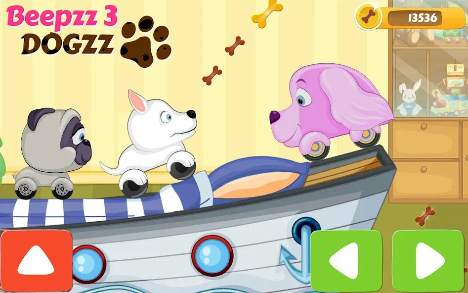 Racing games for kids - Dogs [МОД Все открыто] APK Android Screenshot 1