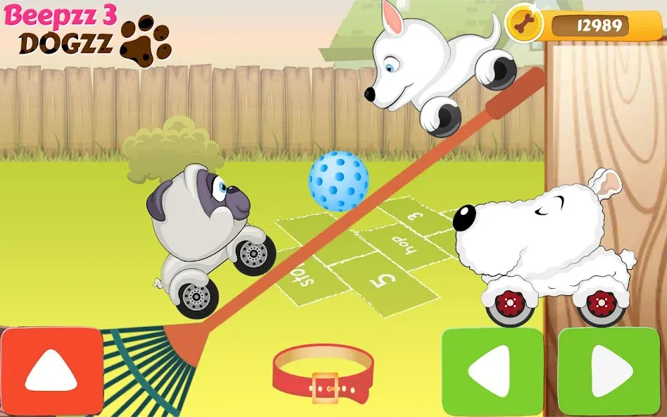 Racing games for kids - Dogs [МОД Все открыто] APK Android Screenshot 4