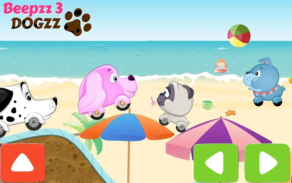 Racing games for kids - Dogs [МОД Все открыто] APK Android Screenshot 5
