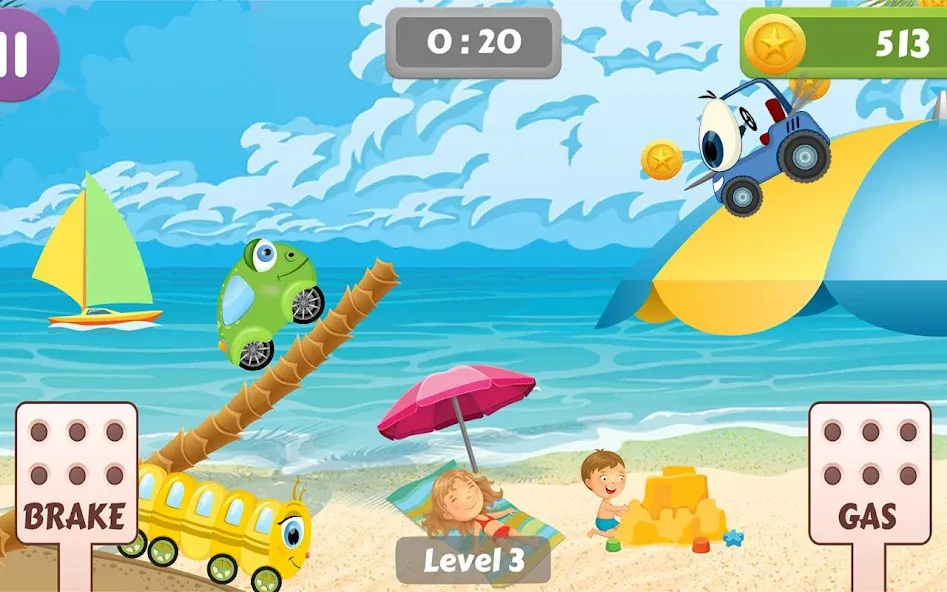 Car Racing game for toddlers [МОД Меню] APK Android Screenshot 4