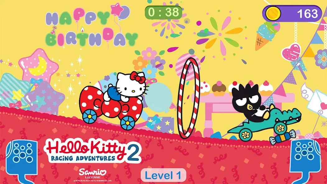 Hello Kitty games - car game [МОД Все открыто] APK Android Screenshot 1