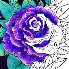 Coloring Book: Color by Number (Колоринг Бук) [МОД Mega Pack] APK Android