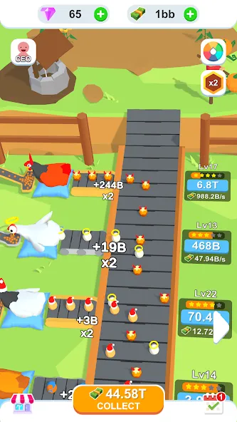 Idle Egg Factory [МОД Бесконечные монеты] APK Android Screenshot 1