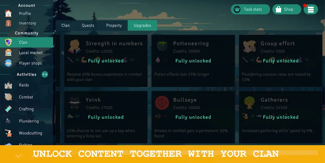 Idle Clans - MMORPG (Айдл Кланс) [МОД Много денег] APK Android Screenshot 3