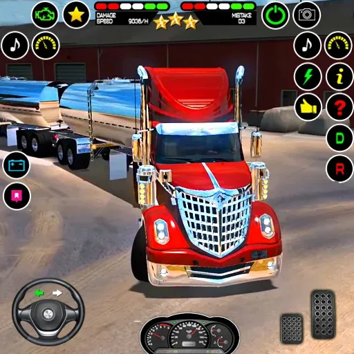 US Truck Driving Cargo Game 3D (Американский грузовик водителя) [МОД Много денег] APK Android Screenshot 1
