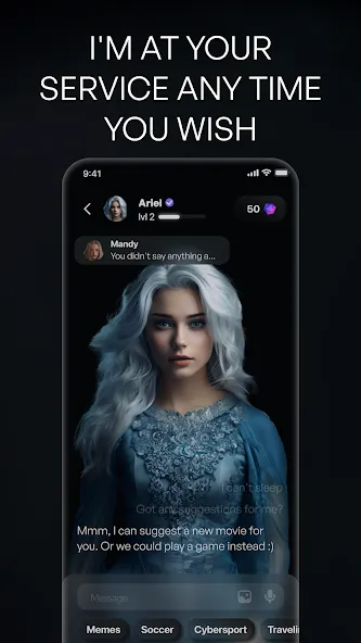 EVA Character AI & AI Friend (ИВА АИ) [МОД Mega Pack] APK Android Screenshot 2