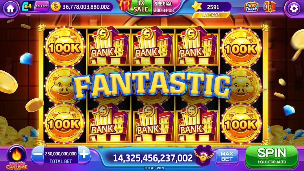 Lava Slots - Casino Games (Лава Слотс) [МОД Unlocked] APK Android Screenshot 3