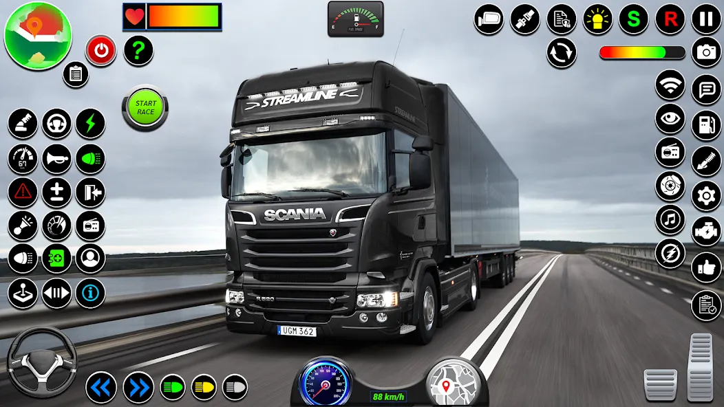 Indian Truck Heavy Cargo Duty [МОД Premium] APK Android Screenshot 1