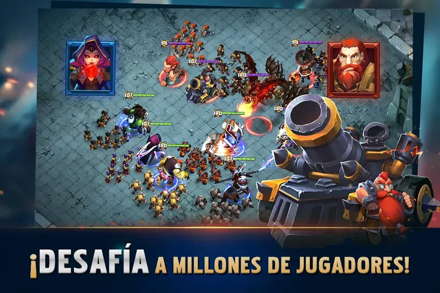 Clash of Lords 2: Español (Клэш оф Лордс 2) [МОД Бесконечные монеты] APK Android Screenshot 4