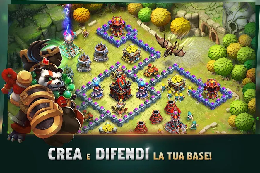 Clash of Lords 2: Italiano (Клэш оф Лордс 2) [МОД Меню] APK Android Screenshot 1