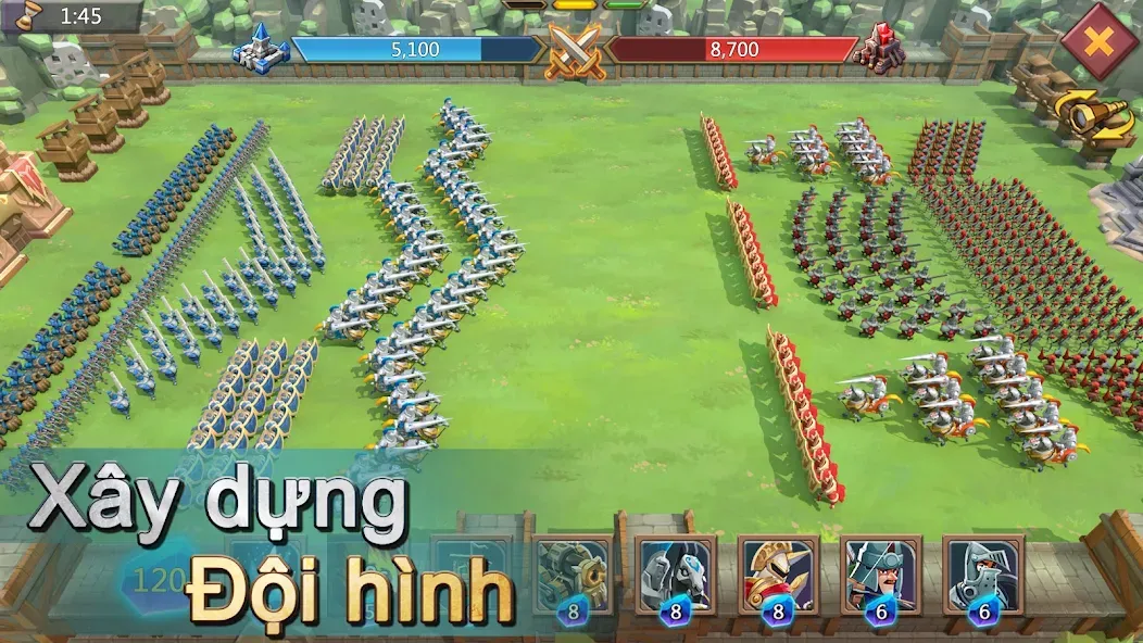 Lords Mobile - Gamota (Лордс Мобиле) [МОД Unlocked] APK Android Screenshot 1