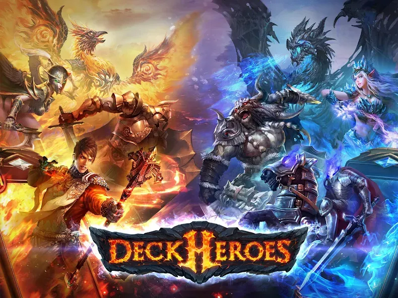 Deck Heroes: Legacy (Дек Герои) [МОД Бесконечные монеты] APK Android Screenshot 1
