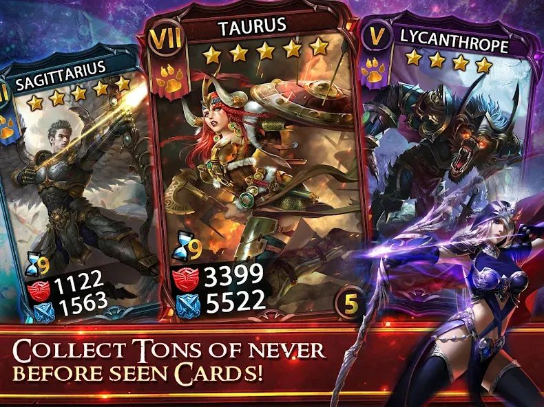 Deck Heroes: Legacy (Дек Герои) [МОД Бесконечные монеты] APK Android Screenshot 2