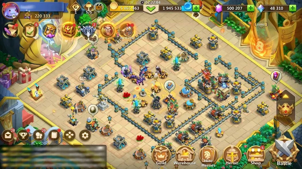Castle Clash: World Ruler (Кастл Клаш) [МОД Mega Pack] APK Android Screenshot 1