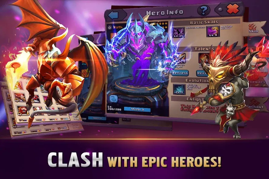 Clash of Lords 2: Guild Castle (Клэш оф Лордс 2) [МОД Бесконечные монеты] APK Android Screenshot 2