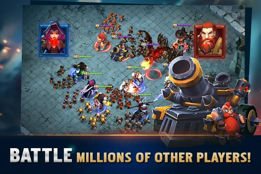 Clash of Lords 2: Guild Castle (Клэш оф Лордс 2) [МОД Бесконечные монеты] APK Android Screenshot 5
