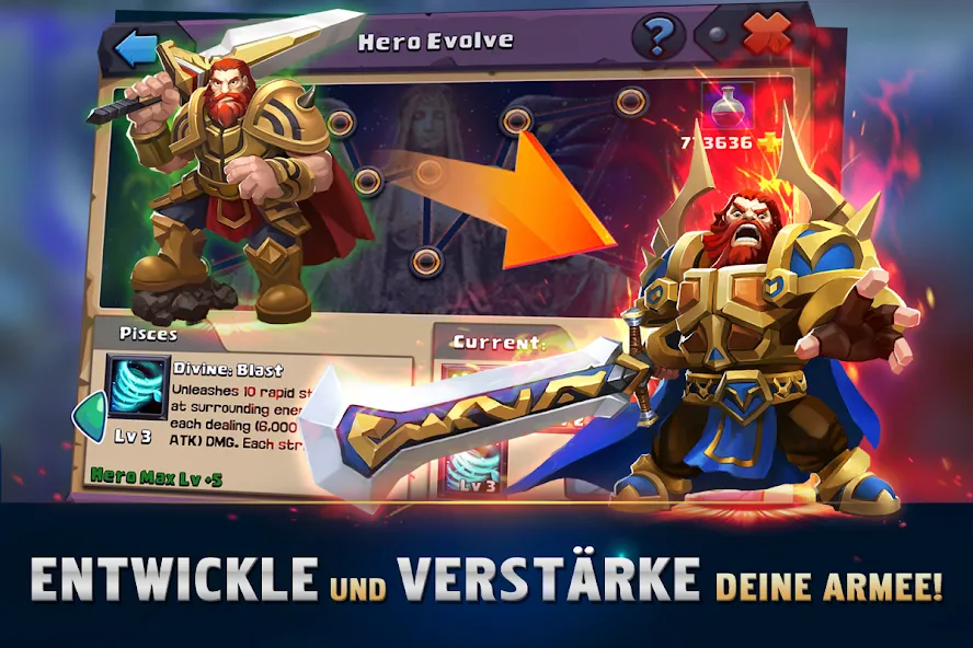 Clash of Lords 2: Ehrenkampf (Клаш оф Лордс 2) [МОД Mega Pack] APK Android Screenshot 1
