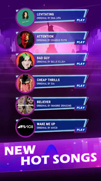 Dancing Sky 3 (Дэнсинг Скай 3) [МОД Бесконечные монеты] APK Android Screenshot 1