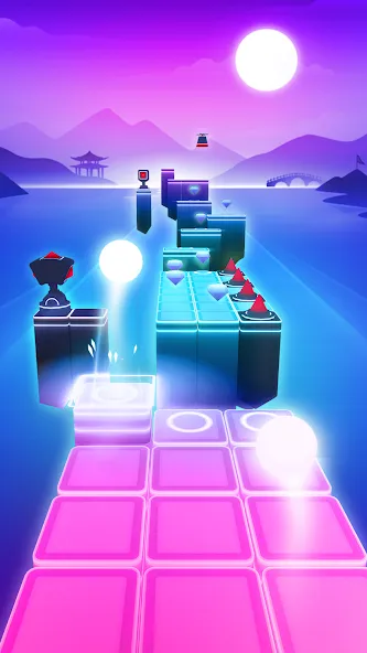 Dancing Sky 3 (Дэнсинг Скай 3) [МОД Бесконечные монеты] APK Android Screenshot 2