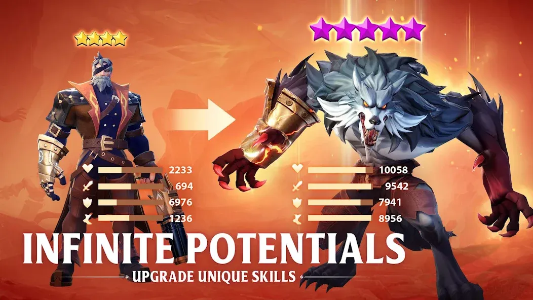 Infinite Magicraid (Инфинит Мэджикрейд) [МОД Бесконечные монеты] APK Android Screenshot 2